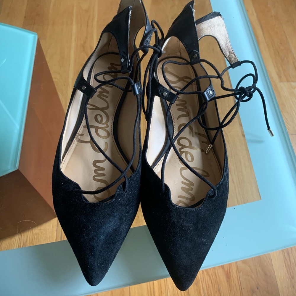 Sam Edelman Black Rosie Flats - Picture 4 of 8